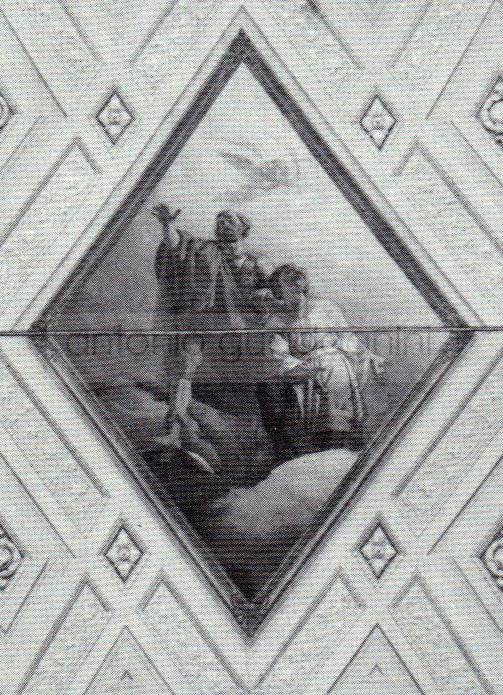 Gloria dei Santi Faustino e Giovita - affresco - 1854 Chiesa di Santa Maria Assunta - Rovato (BS)